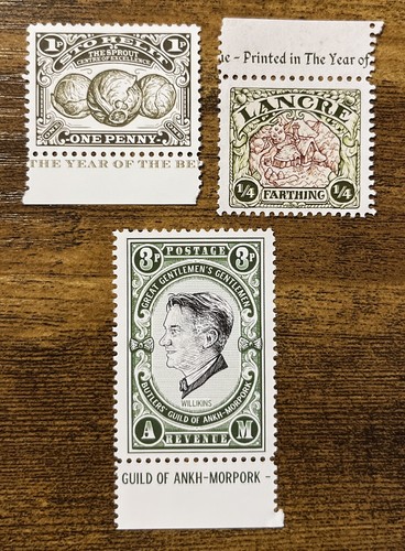 Discworld stamps edges new - discworld,