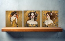 Gustav Klimt stye Set of 3