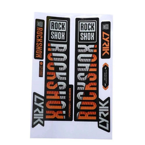 Pvc front fork sticker - pvc,