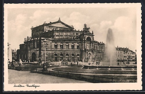 Dresden state opera - dresden,, with