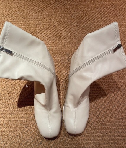 Bershka cream ankle - boots, 8