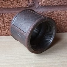 TSP galvanised malleable pipe fitting adaptor coupling 2 1/4 inch/58mm ID thread