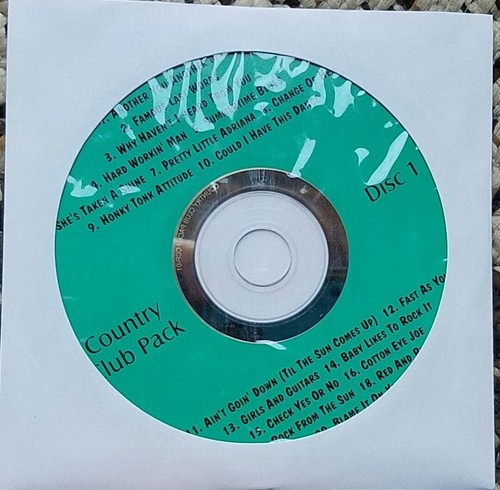 Country karaoke cdg disc - cdg, 1