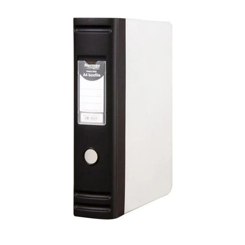 Hermes box file black 80mm - black,