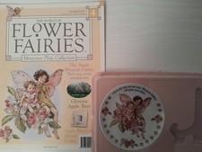 Fairy Ornament & Plaque Apple Blossom Fairy + 2 A4 Booklets VGC