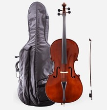 Lightweight Black Stringers Edinburgh & London Soft Cello Cover,  Full Size 4/4