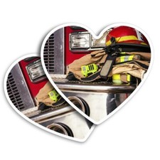 2x Vertical Vinyl Sticker