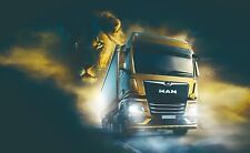 MAN Truck Flag 3x5 Feet Truck Man Cave Banner Garage Wall Decor