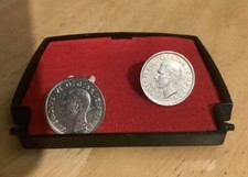 George VI Coin 1949 Sixpence Cufflinks
