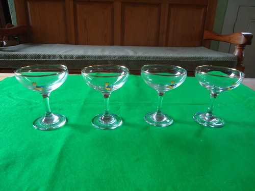 Vintage babycham glasses - babycham,