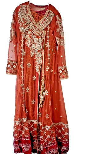 Maria mehndi outfit orange - maria,