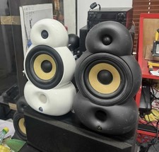 Scandyna MiniPod Speakers (2 Pairs: White + Black) – B&W Kevlar Drivers