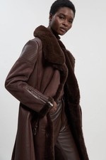 Karen Millen Faux Fur Coat
