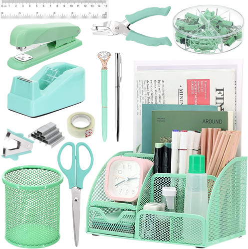 Office desk organizer - 13-in-1,