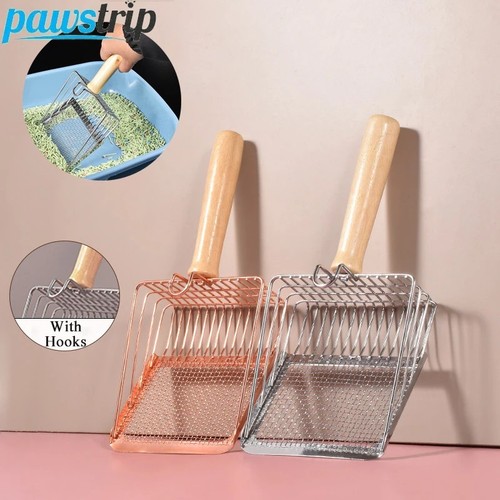 Cat litter scooper metal scoop - metal,