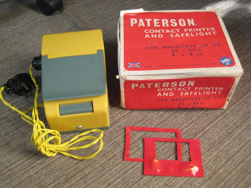 Paterson contact printer - printer, &