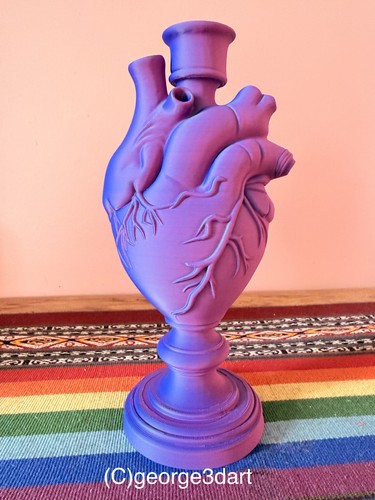 Anatomical heart candle holder - heart,