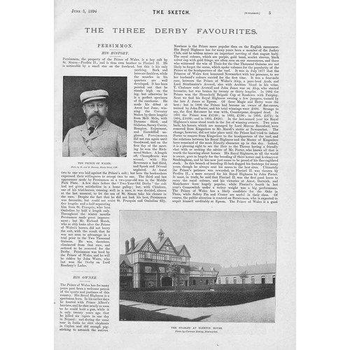 Horse racing three derby - three,