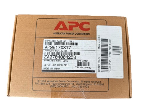 Apc smartslot ap9617 network - ap9617,