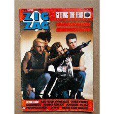 GETTING THE FEAR ZIG ZAG MAGAZINE MAY 1984 - GETTING THE FEAR cover with more in