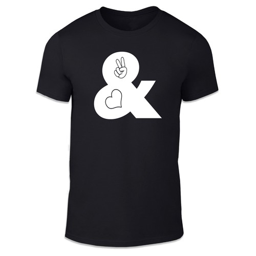 Peace and love - love, shirt