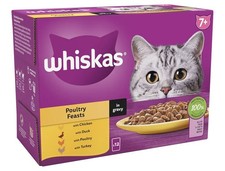 48 x 85g Whiskas 7+ Poultry