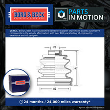 CV Joint Boot fits HONDA CIVIC