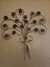 Metal Wall Art Flowers Indoors