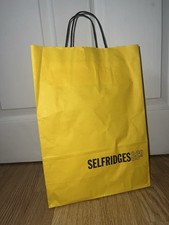 Selfridges & Co Yellow Gift Bag
