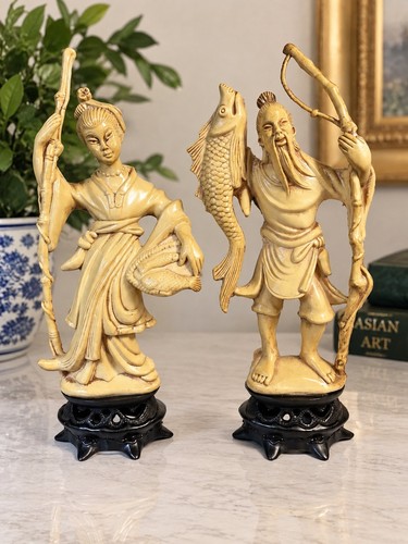 Vintage chinese fisherman - chinese, &