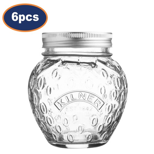 6pcs kilner 400ml screw top - kilner,