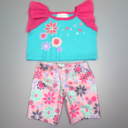 Build bear blue pink - bear,