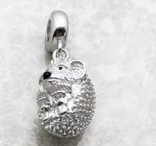 Hedgehog Animal Charm S925