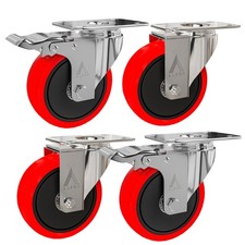 4x Heavy Duty 700KG Rubber