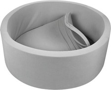 Orthologics Foam Ball Pit, Kiddie Balls Pool Playpen, Soft Memory Foam Grey OL27