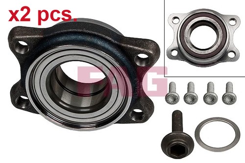 Pcs rear wheel - hub, set