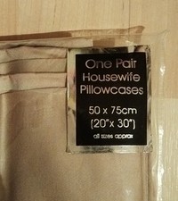 Dorma pillowcases beige ex - beige,
