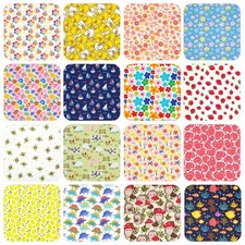 Kids Children Novelty Fabric Prints - Polycotton – Multiple Designs & Sizes
