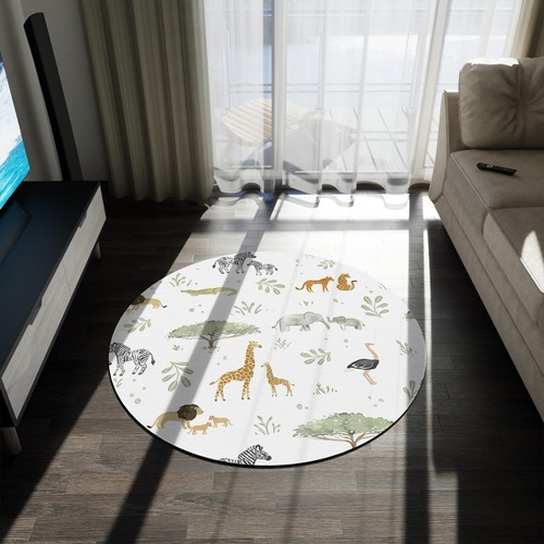 Wild animals rug - animals, safari
