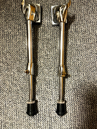Vintage bass drum legs spurs - drum,