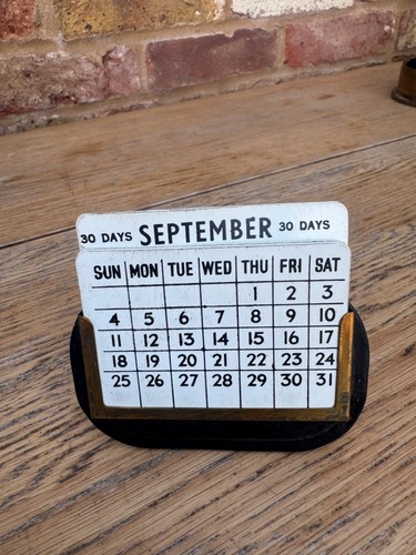 1950s vintage perpetual desk - vintage,