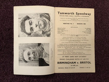 Speedway programme Tamworth v Coventry 5th April 1950