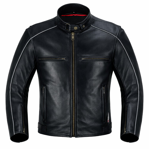 Mens leather motorcycle jacket - mens,