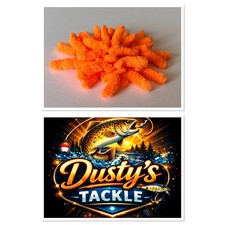 30 Orange Wotsit Mop Chenille