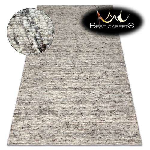 Natural double sided wool rugs - natural,