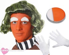 ADULT FACTORY WORKER WIG BOOK WEEK DAY CHARACTER FANCY DRESS COSTUME ACCESSORY