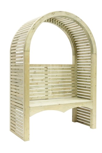 Contemporary arbour seat with - arbour,