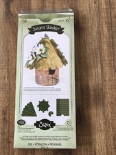 Sizzix scoreboard XL Susan’s Garden Birdhouse Rounded 3D Die Set 658424 
