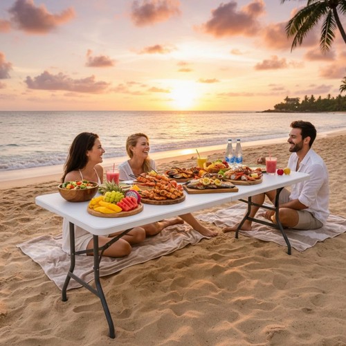6ft folding table - table, portable