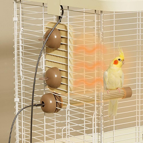 Bird cage heater heated - cage,